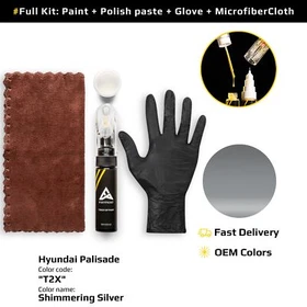 Touch up Paint for Hyundai Palisade Code: T2X Shimmering Silver Fast Drying