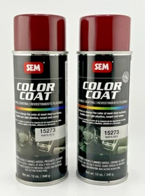 SEM Color Coat - ALL COLORS - Spray Paint Aerosol Can - 2 CANS - FREE SHIPPING