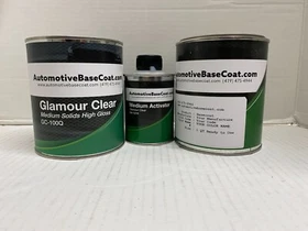 Acura Basecoat Paint PICK YOUR COLOR- 1 QT - Ready to Spray Paint w/ Clear Kit