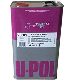 U-POL Solvent Based Degreaser Anti-static and Anti-silicone Panel Wipe, 5 Liters