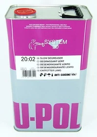 U-POL Solvent Based Degreaser Anti-static and Anti-silicone Panel Wipe, 5 Liters