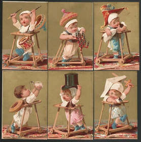Victorian Trade Cards - 1874 to 1902 Gold, Silver, Sets & Singles - You Pick'em!