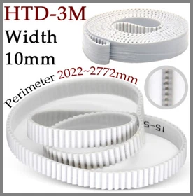 HTD 3M Synchronous Timing Belt Closed Loop For Pulley 10mm Width PU Steel Wire