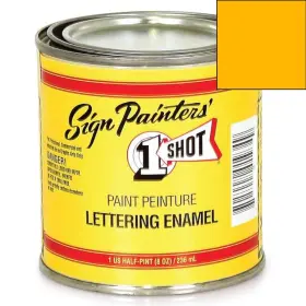 132L-HP 1 SHOT Oil Based Lemon Lettering Pint