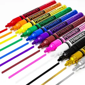 850061713391 ARTISTRO Oil Based Permanent Paint Markers Pack