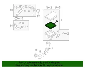 13717605913 BMW Air Filter Element #2