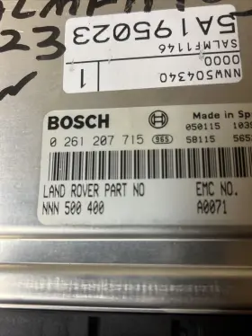 261207715 BOSCH Land Motor Ecu Engine Module Unit Rover #2
