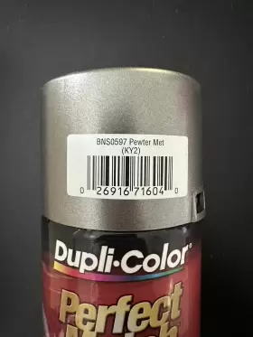 BNS0597 DUPLICOLOR Paint Metallic Pewter Nissan #3
