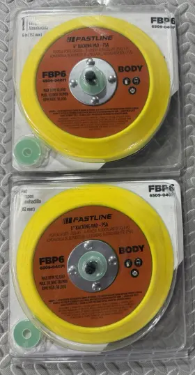 FBP6 FASTLINE Pack Hook Loop Da Sander Backing Plate Pad