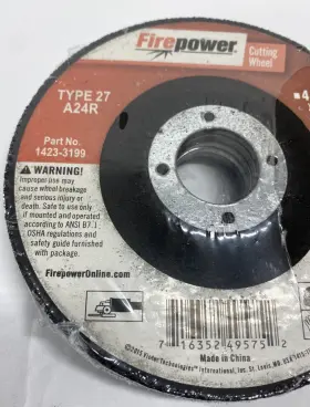 1423-3199 FIREPOWER Grinding Wheel #3