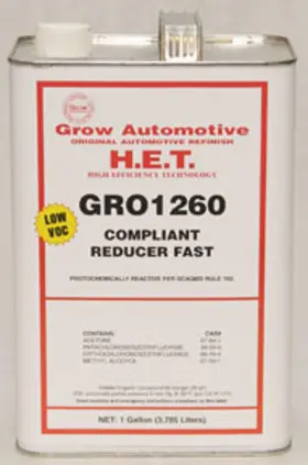 1260-1 GROW AUTOMOTIVE Voc Urethane Recucer Gallon