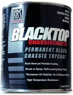 KB8412 KBS COATINGS Blacktop Chassis Paint Flat