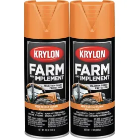 Krylon Paint Farm And Implement 12OZ Aerosol New Kubota