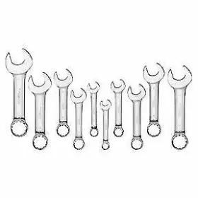 99525 PLATINUM Stubby Combination Wrench Set