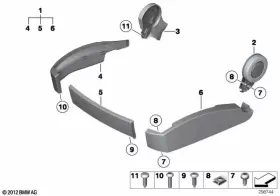 52107249643 ROLLS-ROYCE Phantom Left Front Inner Seat Hinge #2