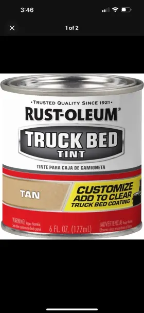 340468 RUST-OLEUM Tint Bed Fasts