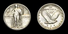 1923-S STANDING LIBERTY Quarter San Francisco American Coin