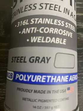 1002B STEEL-IT Pigmented Paint Polyurethane Spray #2