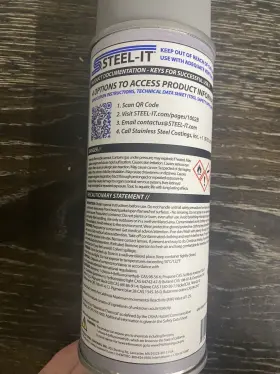 1002B STEEL-IT Pigmented Paint Polyurethane Spray #3