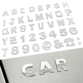 SWQS-ZMCB01 SWQS Letter Emblem Decals Car Badge Stickers
