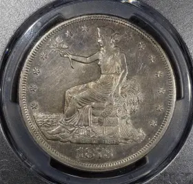 1873 TRADE Dollar Carson American Specie