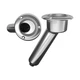Mate Series Stainless Steel 30 Rod Cup Holder - Drain - Round Top [C1030D]
