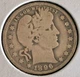 1896 O Barber Quarter VG Condition. Liberty Head New Orleans Mint 90% Silver