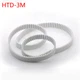 HTD-3M 2208~3915mm Pitch 3mm PU Polyurethane Close Loop Timing Belt Width 10mm