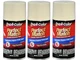 3-Cans Duplicolor BFM0041 For Ford Codes 9A,  M White 8 oz. Aerosol Spray Paint 