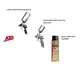 1.8mm HVLP Primer Spray Gun ATD-6902 And Mini Touch up Spray gun 1.0mm 6903