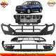 Front Bumper Cover Primed Plastic & Grille Assembly For 2020-2024 Hyundai Venue