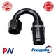 Fragola Race Rite Crimp On Hose Ends 180 Degree Black Aluminum 2618016