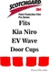3M Scothgard Paint Protection Film Pro Series Fits 2023 2024 Kia Niro EV Wave