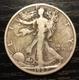 1927-S Walking Liberty Silver Half Dollar, F+. Problem Free! STC! D170