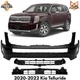 Front Bumper Cover Paintable & Lower Grille Kit For 2020-2022 Kia Telluride