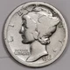 1916-p Mercury Dime.  Better Grade.  Inventory I. 176218