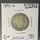 1897 O BETTER DATE BARBER  QUARTER  In Good ++ Condition XX209