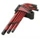 Mayhew 45053 Metric Twisted Hex Key Set, 10" Overall Length, 9-Pieces