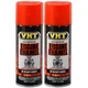 VHT Paint VHTSP119 (2-PACK); Engine Enamel 11oz Aerosol Chevy Orange Red 550&deg;F
