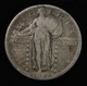 1917 D Type 2 Standing Liberty Quarter 25c- VG/F  Better Date Denver Minted