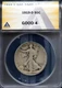 1919-D 50c Silver Walking Liberty Half-dollar G 4 ANACS # 7810199 + Bonus