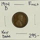 1914-D Lincoln Wheat Cent, Fine+  (11229)