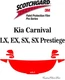 3M Scotchgard Paint Protection Film Pro Series Clear 2022 2023 Kia Carnival 