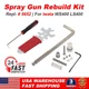 For Iwata Upgraded Spray Gun Rebuild Kit w/ Air & Fluid Valve Spring WS400 LS400