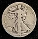 1919S Walking Liberty Half Dollar. G+. Nice Hole Filler