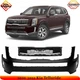 Front Bumper Cover Paintable & Grille Assembly Kit For 2020-2022 Kia Telluride