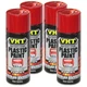VHT Paint SP821 (4pk); Plastic Paint 11oz Aerosol Gloss Red 200&deg;F