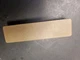 E34 E32 Front Seat Switch Trim Blank Insert Cover Parchment Tan Beige 1945441