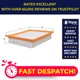 Air Filter fits VW GOLF Mk3 1.8 91 to 02 Mahle 1H0127607BD 1H0129607 1H0129607BR