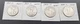 4 Walking Liberty Halves &ndash; 1923‑S/36‑S/43‑S/44‑S &ndash; 1.45 oz ASW